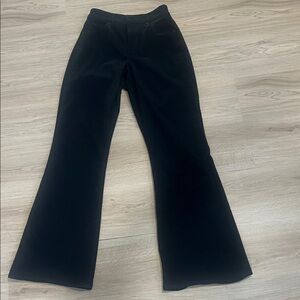 Express Black Cury Flare High Rise Jeans